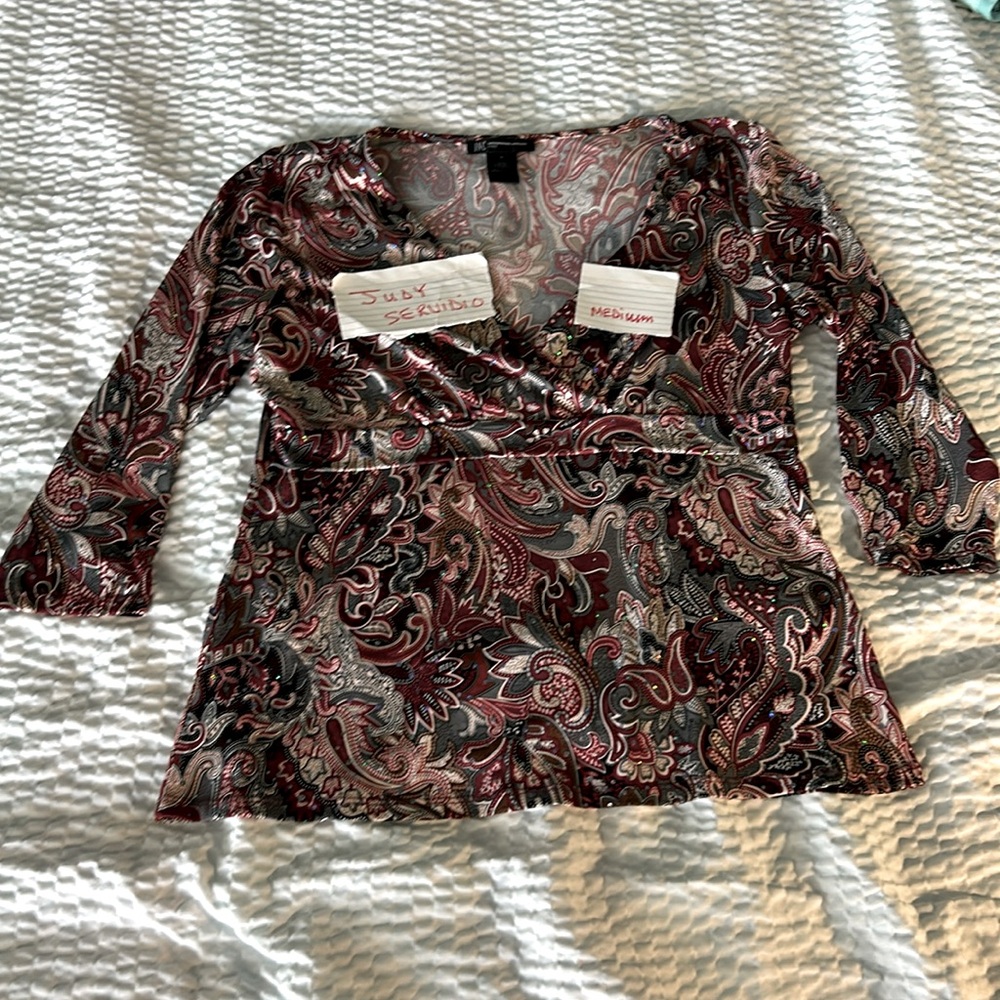 Embellished top INC